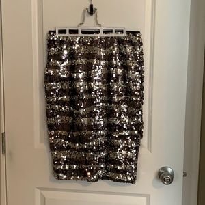 Sequin Pencil skirt